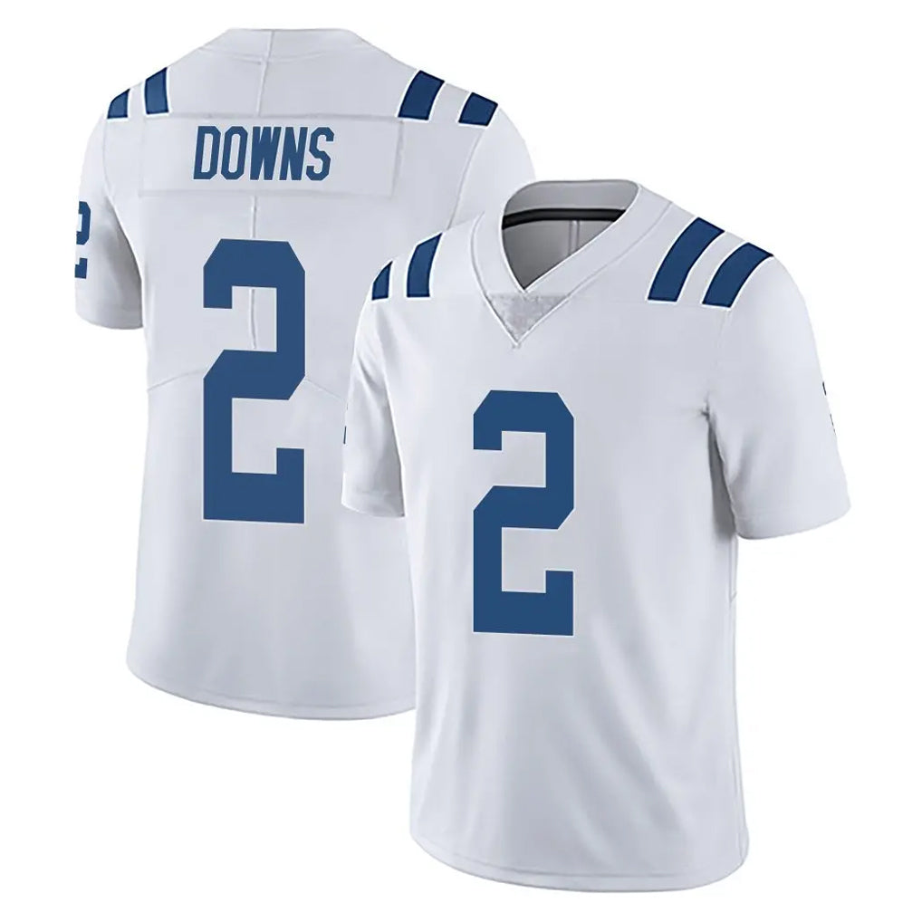Friene IN.Colts #2 Josh Downs Player White Limited Vapor Untouchable Home Game Stitched Jerseys