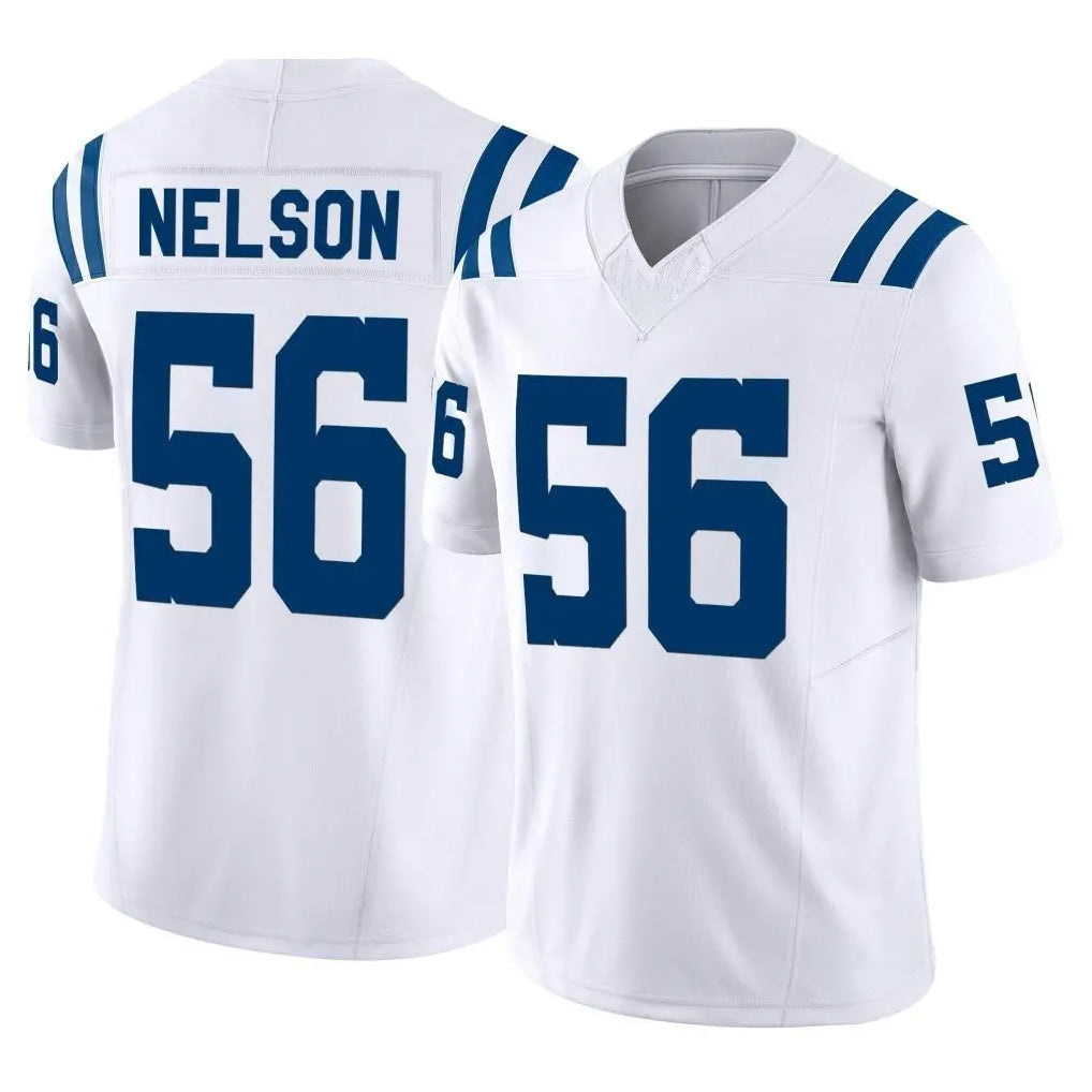 Friene IN.Colts #56 Quenton Nelson Player White Limited Vapor F.U.S.E. Home Game Stitched Jerseys