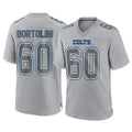 Friene IN.Colts #60 Tanor Bortolini Player Gray Atmosphere Fashion Home Game Stitched Jerseys