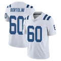 Friene IN.Colts #60 Tanor Bortolini Player White Limited Vapor Untouchable Home Game Stitched Jerseys