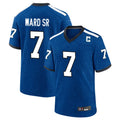 Friene IN.Colts #7 Charvarius Ward Sr. Player Royal Alternate Indiana Nights Home Game Stitched Jerseys