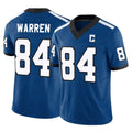 Friene IN.Colts #84 Tyler Warren Player Limited Indiana Nights Alternate Vapor F.U.S.E. Royal Stitched Jerseys