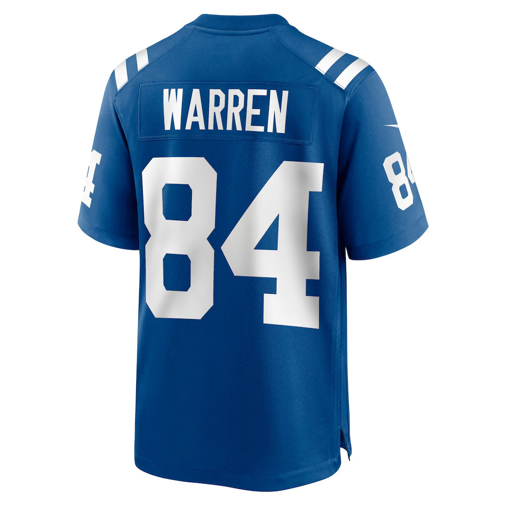 Friene IN.Colts #84 Tyler Warren Player Royal Home Game Stitched  Jerseys