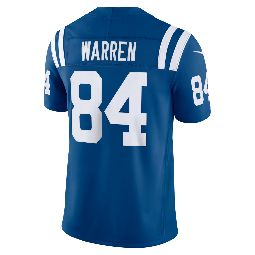 Friene IN.Colts #84 Tyler Warren Tyler Warren Royal Team Vapor F.U.S.E. Stitched Limited Jerseys