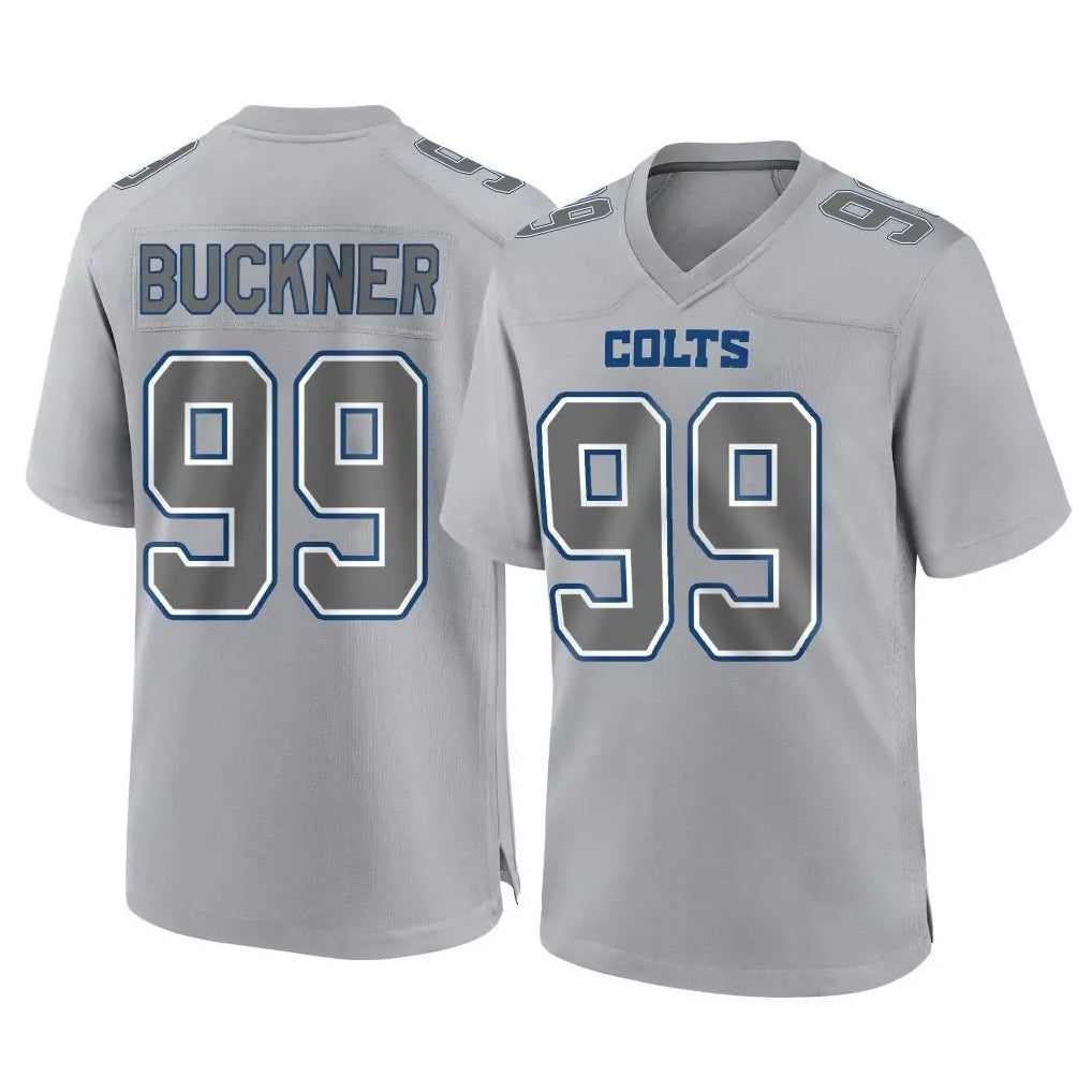 Friene IN.Colts #99 DeForest Buckner Player Gray Atmosphere Fashion Home Game Stitched Jerseys