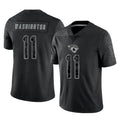 Friene J.Jaguars #11 Parker Washington Player Black Reflective Limited Game Stitched Jerseys
