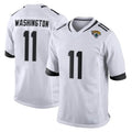 Friene J.Jaguars #11 Parker Washington Player White Home Game Stitched Jerseys