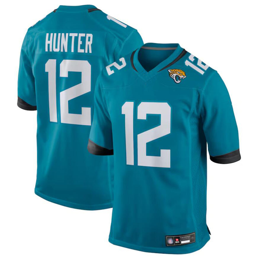 Friene J.Jaguars #12 Travis Hunter Player Teal Replica Game Stitched Jerseys