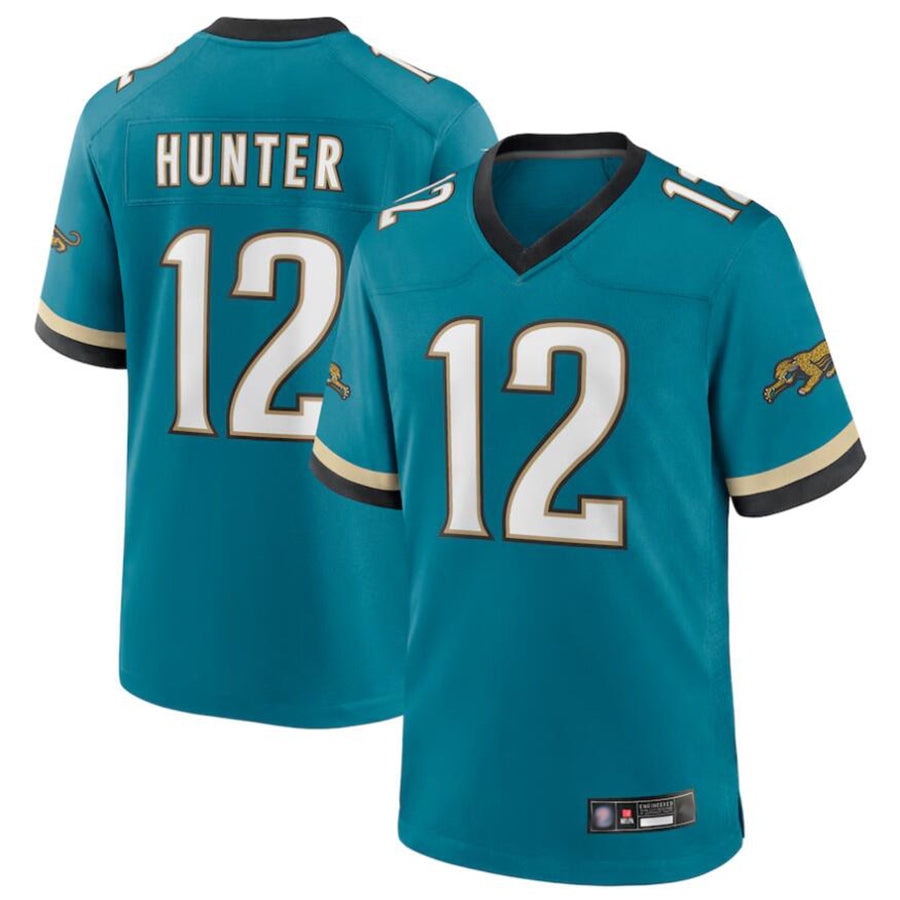 Friene J.Jaguars #12 Travis Hunter Player Teal Replica Limited Stitched Jerseys