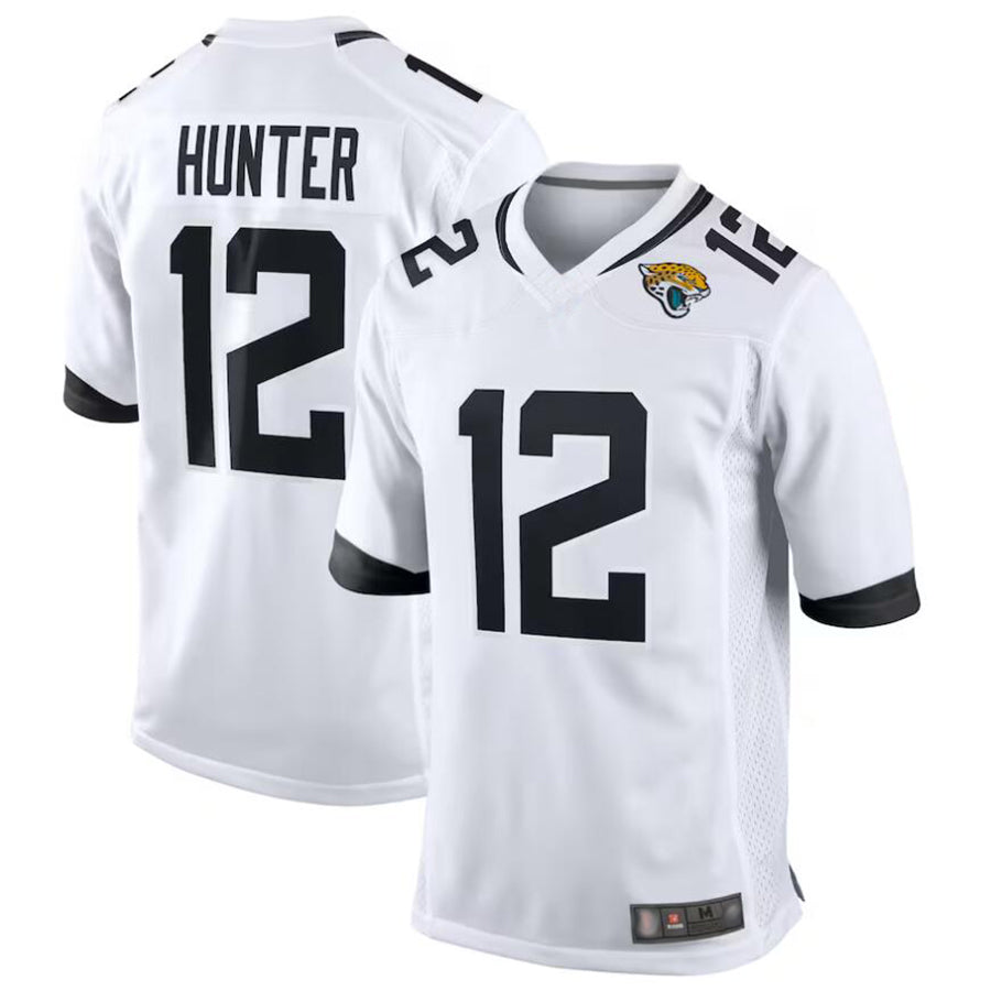 Friene J.Jaguars #12 Travis Hunter Player White Replica Game Stitched Jerseys