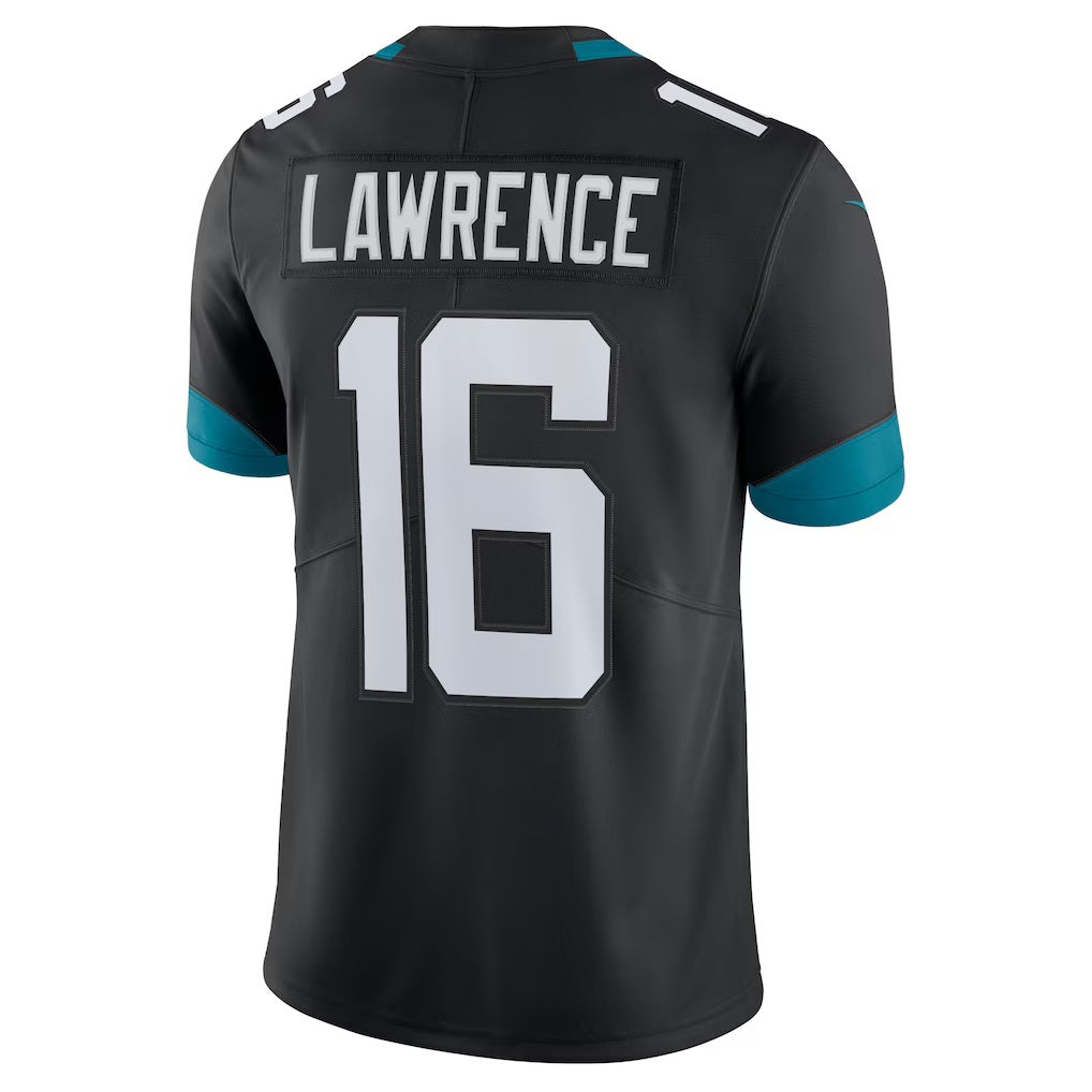 Friene J.Jaguars #16 Trevor Lawrence Black Alternate Vapor Limited Stitched Jerseys