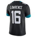 Friene J.Jaguars #16 Trevor Lawrence Black Alternate Vapor Limited Stitched Jerseys