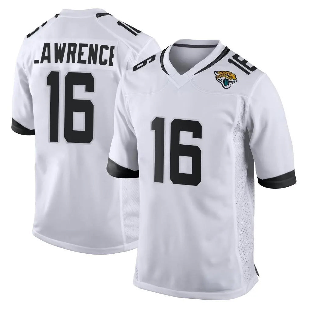 Friene J.Jaguars #16 Trevor Lawrence Player White Home Game Stitched Jerseys