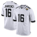 Friene J.Jaguars #16 Trevor Lawrence Player White Home Game Stitched Jerseys