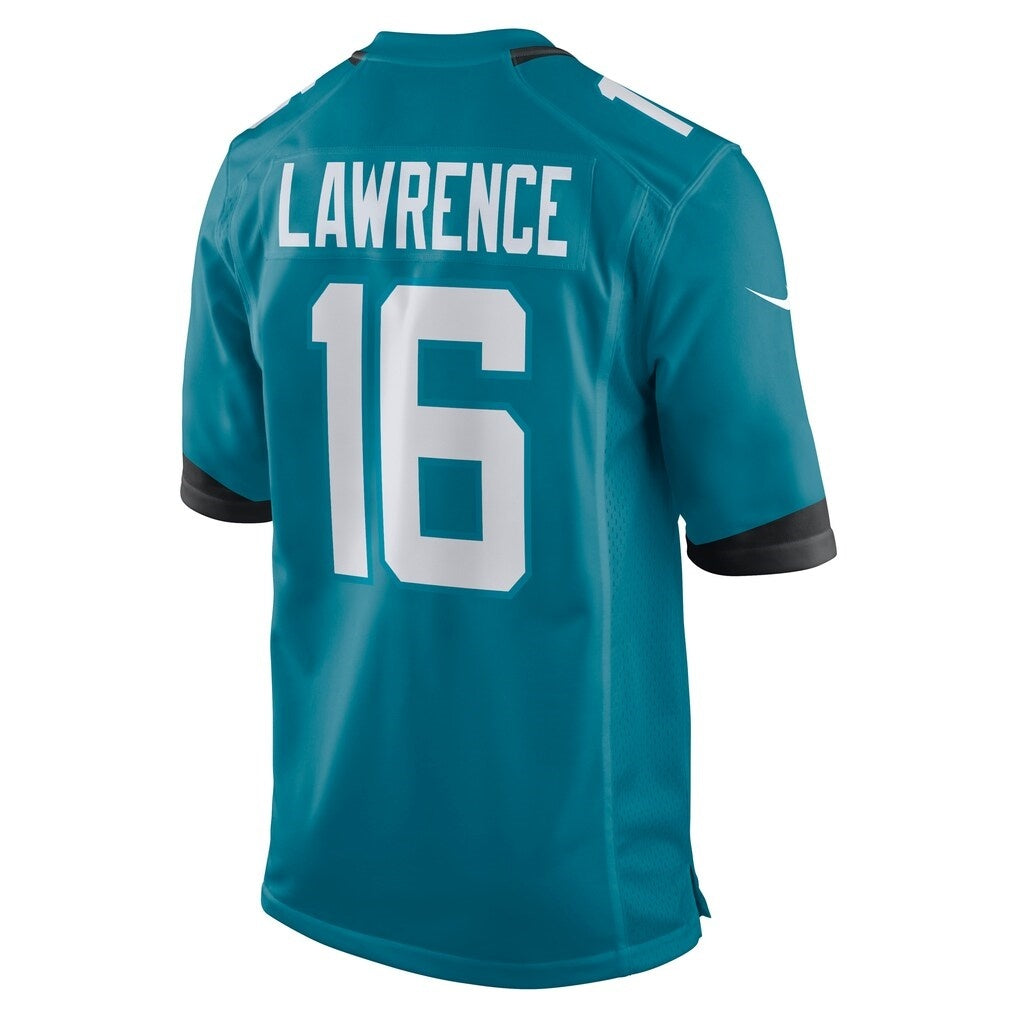 Friene J.Jaguars #16 Trevor Lawrence Teal Game Stitched Jerseys