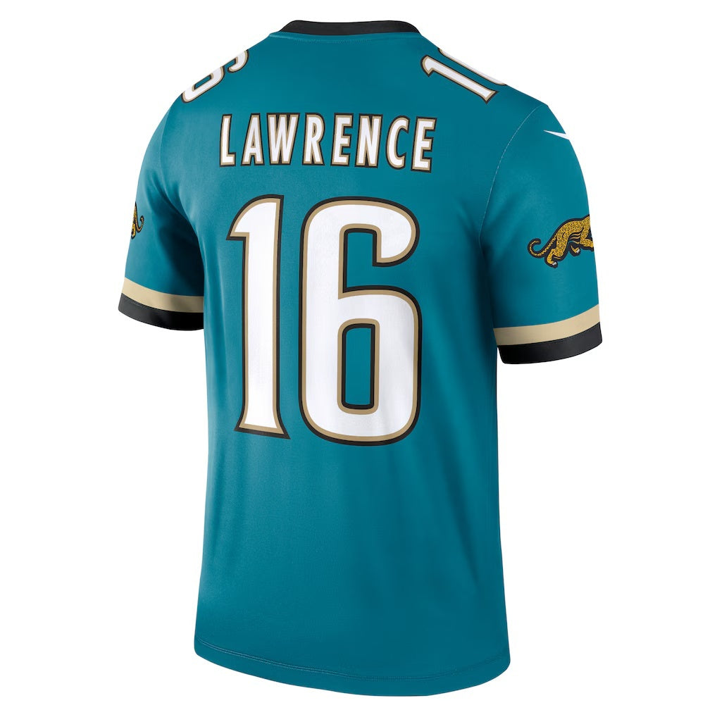 Friene J.Jaguars #16 Trevor Lawrence Teal Legend Player Performance Top 2 Stitched Jerseys