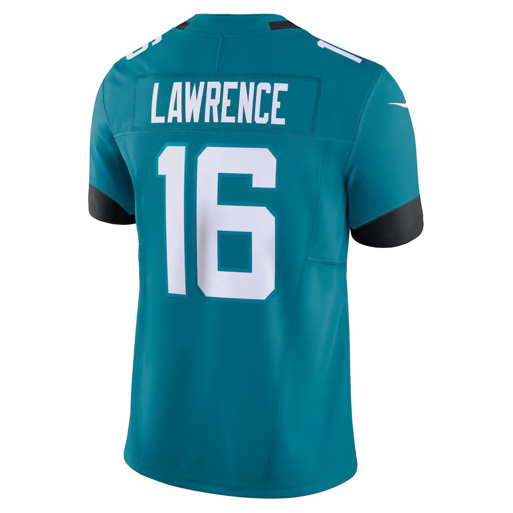 Friene J.Jaguars #16 Trevor Lawrence Teal Vapor F.U.S.E. Limited Stitched Jerseys