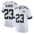 Friene J.Jaguars #23 Foyesade Oluokun Player White Vapor F.U.S.E. Limited Home Game Stitched Jerseys