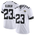 Friene J.Jaguars #23 Foyesade Oluokun Player White Vapor Untouchable Limited Home Game Stitched Jerseys