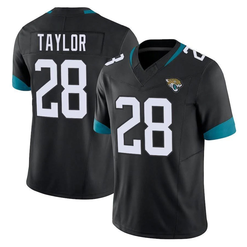 Friene J.Jaguars #28 Fred Taylor Player Black Vapor F.U.S.E. Limited Home Game Stitched Jerseys