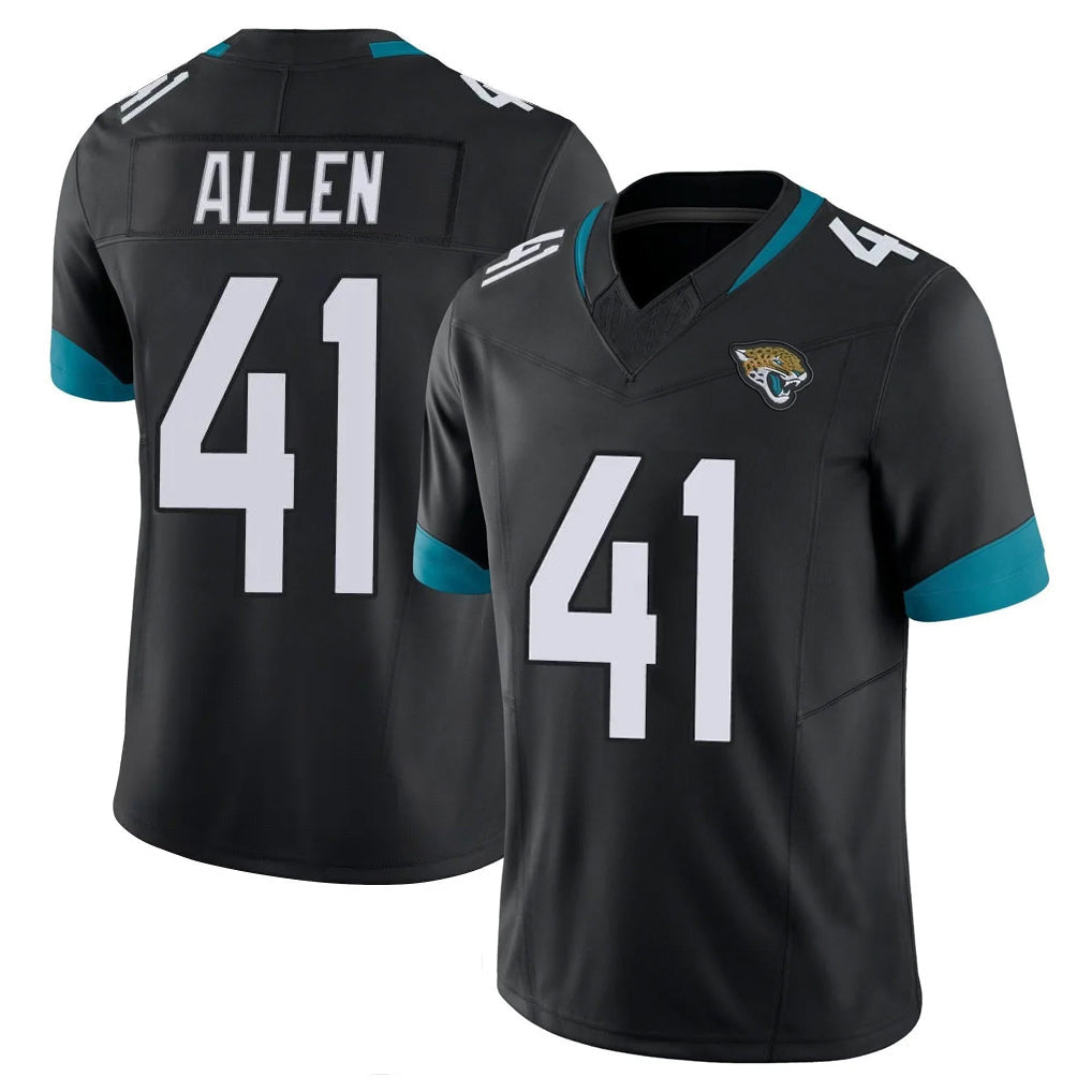 Friene J.Jaguars #41 Josh Hines-Allen Player Black Vapor F.U.S.E. Limited Home Game Stitched Jerseys
