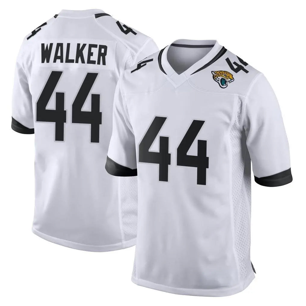 Friene J.Jaguars #44 Travon Walker Player White Home Game Stitched Jerseys