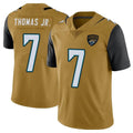 Friene J.Jaguars #7 Brian Thomas Jr. Player Gold Vapor Limited Home Game Stitched Jerseys