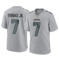 Friene J.Jaguars #7 Brian Thomas Jr. Player Gray Atmosphere Fashion Home Game Stitched Jerseys