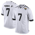 Friene J.Jaguars #7 Brian Thomas Jr. Player White Home Game Stitched Jerseys