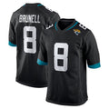 Friene J.Jaguars #8 Mark Brunell?Player Black Home Game Stitched Jerseys
