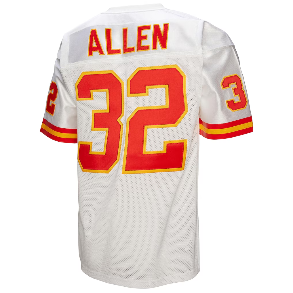 Friene KC.Chiefs 1994 #32 Marcus Allen Mitchell & Ness White Authentic Throwback Retired Player Stitched Jerseys