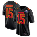 Friene KC.Chiefs #15 Patrick Mahomes Black Super Bowl LVIII Carbon Fashion Game Player Jersey American Stitched Jerseys