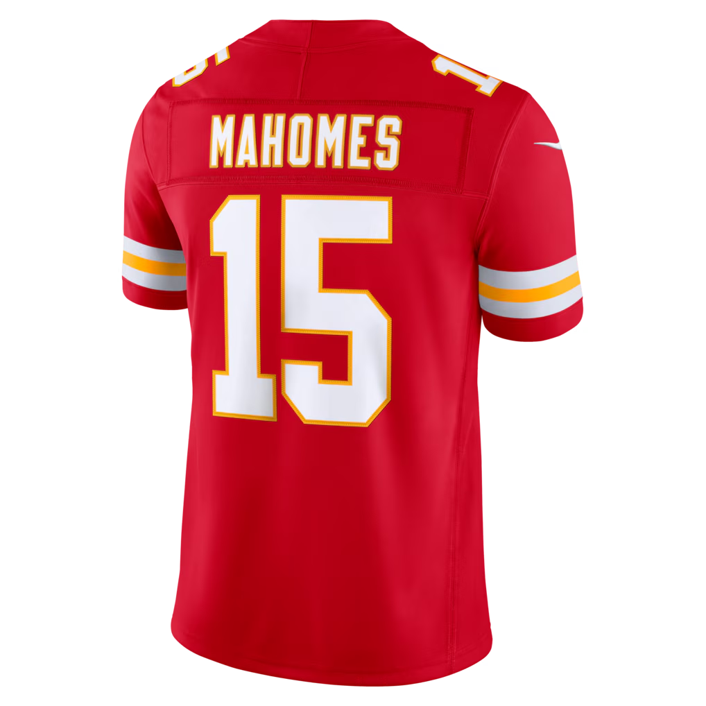 Friene KC.Chiefs #15 Patrick Mahomes Red Team Vapor F.U.S.E. Stitched Limited Jerseys