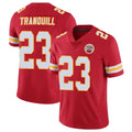 Friene KC.Chiefs #23 Drue Tranquill Player Red Limited Vapor Untouchable Home Game Stitched Jerseys