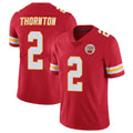 Friene KC.Chiefs #2 Tyquan Thornton Player Red Limited Vapor Untouchable Home Game Stitched Jerseys