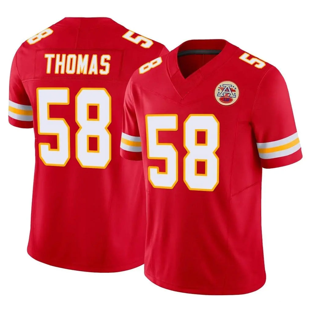 Friene KC.Chiefs #58 Derrick Thomas Player Red Limited Vapor F.U.S.E. Home Game Stitched Jerseys