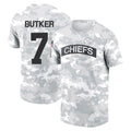 Friene KC.Chiefs #7 Harrison Butker Player Salute to Service Hoodies & T-Shirts Stitched Jerseys