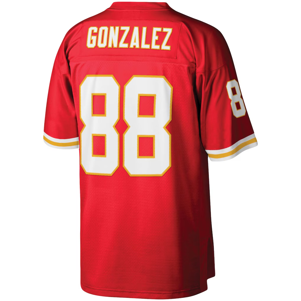 Friene KC.Chiefs #88 Tony Gonzalez Mitchell & Ness Red Legacy Replica Puhic Stitched Jerseys