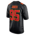 Friene KC.Chiefs #95 Chris Jones Player Black Fashion Game Stitched Jerseys