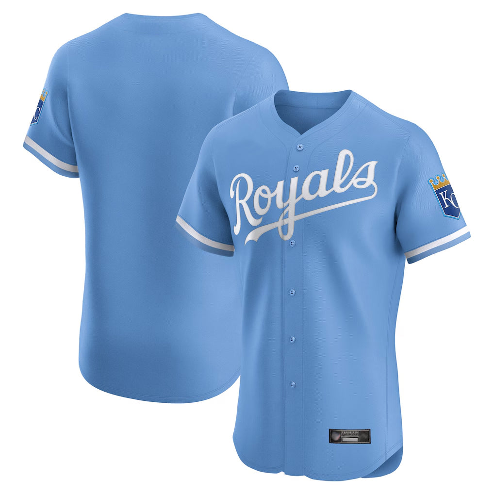 Friene KC.Royals Light Blue Alt Limited Elite Blank Player Stitched Jerseys