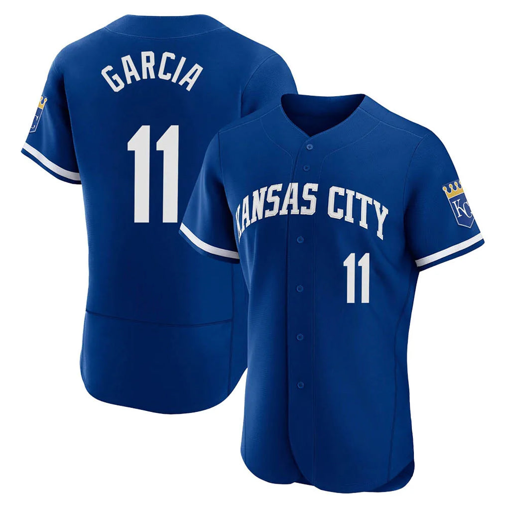 Friene KC.Royals #11 Maikel Garcia Player Royal City Connect Limited Elite Home Game Stitched Jerseys