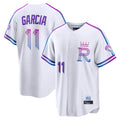 Friene KC.Royals #11 Maikel Garcia Player White 2026 City Connect Limited Home Stitched Jerseys