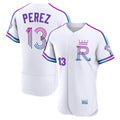 Friene KC.Royals #13 Salvador Perez Player White 2026 City Connect Limited Elite Home Stitched Jerseys