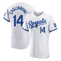 Friene KC.Royals #14 Jac Caglianone Player White Limited Elite Home Game Stitched Jerseys