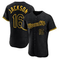 Friene KC.Royals #16 Bo Jackson Player Black Snake Skin City Limited Elite Stitched Jerseys