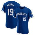 Friene KC.Royals #19 Michael Massey Player Royal City Connect Limited Elite Home Game Stitched Jerseys