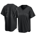 Friene KC.Royals #28 Kyle Isbel Player Black Fashion Game Stitched Jerseys