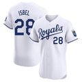 Friene KC.Royals #28 Kyle Isbel Player White Alt Limited Elite Home Stitched Jerseys