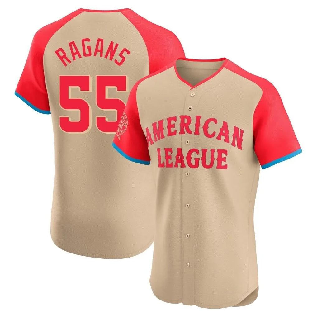 Friene KC.Royals #55 Cole Ragans Player Cream American League All-Star Limited Elite Home Stitched Jerseys