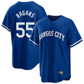 Friene KC.Royals #55 Cole Ragans Player Royal Game Home Stitched Jerseys